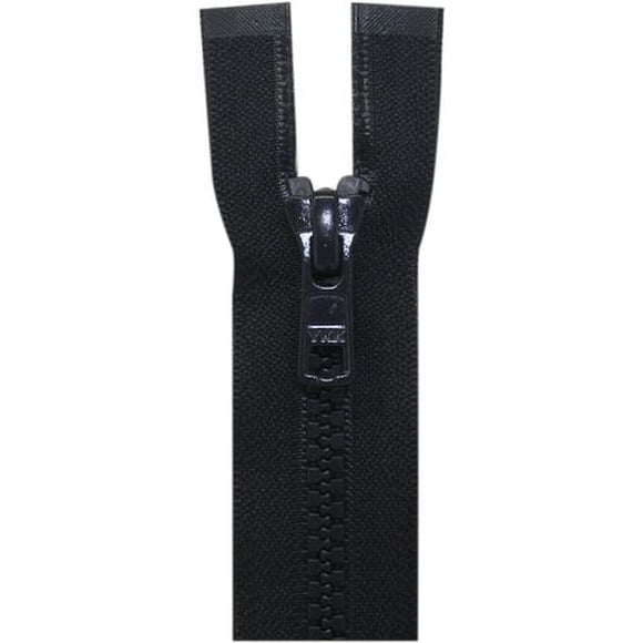 COSTUMAKERS Two Way Separating Zipper 75 cm (29.5 in) (29.5), Navy, #5 Vison Melded Teeth