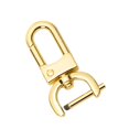 thumbnail image 3 of Detachable Snap Hook Swivel Clasp with Screw Bar Easy Installation Accessories D K gold L, 3 of 8