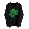 thumbnail image 2 of Pantalons pour Femmes Imprimé Saint-Patrick Décontracté Manches Longues Sweat à Capuche Ample Saint-Patrick, 2 of 5