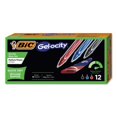 thumbnail image 2 of BIC Gel-ocity® Quick Dry Retractable Gel Pens, Medium Point, 0.7 mm, Assorted Ink Colors, 12 Count, 2 of 3