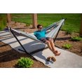 thumbnail image 3 of Vivere Brazilian Style Sunbrella Double Hammock with Steel Stand, Gateway Mist, 3 of 5