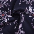 thumbnail image 5 of drppepioner Mode Femme Manches Courtes Col Rond Rétro Imprimé Hauts Amples Blouse, 5 of 5