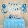 thumbnail image 4 of Eye-catching Table Skirt Washable PEVA Decorative Waterproof Desk Dress Cover for Home, 4 of 8
