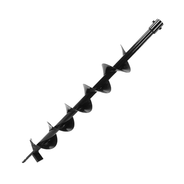 Garden Auger Earth Auger Drill Bit Garden Planting Post Hole Digger 100x800mm Single Blade