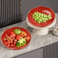 thumbnail image 4 of Decorative Serving Tray, Detachable Drainage Fruit Platter, Skull Design Snack Dish, Household Table Centerpiece, Easy-Clean Kitchenware, 4 of 6