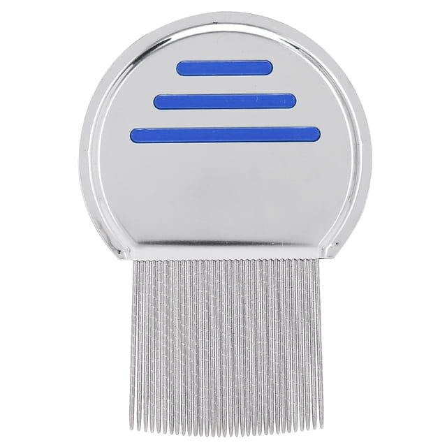 Professional Stainless Steel Lice Nits Treatment Comb Portable Louse Removal CombBlue