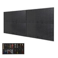 thumbnail image 1 of QinaQin Metal Pegboard Wall Storage Panel, Heavy-Duty Steel Tool Storage Panel, Suitable for Garages, Studios, Kitchens, Wall-Mounted Display Rack Set, 1 of 7