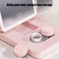 thumbnail image 4 of PEONAVET Plastic cosmetic mirror Lens Cosmetic Cleaner for Contacts Glasses Case Cute Proteinizing Automatic Vibration Cleaner Makeup Mirror, 4 of 6