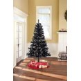 thumbnail image 4 of Holiday Time Madison™ 6.5' Pre-Lit Regular Full Pine Christmas Tree - Black, 4 of 5