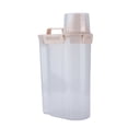 thumbnail image 3 of Seau de Stockage de Nourriture pour Chien, Résistant à l'Humidité, Facile à Verser, Récipient Translucide avec Couvercle, Tasse à Mesurer pour Stocker la Nourriture pour Animaux, 3 of 7