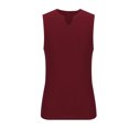 thumbnail image 3 of asjyhkr Mens Workout Tank Tops Sleeveless V Neck Loose Fitting Quick Drying Undershirts Basic T Shirts, 3 of 5