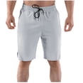 thumbnail image 1 of TopLLC Mens Shorts, Man Shorts Men's Solid Color Casual Drawstring Elastic Sweat Running Fitness Shorts, 1 of 4