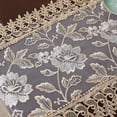 thumbnail image 2 of CHUANK Lace Table Runner Embroidered Dresser Scarf Macrame for Kitchen Dining Picnic Coffee Table Wedding Banquet Home Decoration, 2 of 6