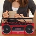 thumbnail image 1 of Portable Cassette Player AM  Radio Stereo - Casette Tape Player Recorder, Retro Cassette Tape Player Recorder with Bluetooth Speaker,Tape Recorder Cassette Player, 1 of 7