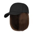 thumbnail image 2 of CSEONEP 10 Days of Cleaning,Straight Short Bob Wig Baseball Wig Baseball Cap Hair Wig Hats with Hair Baseball Cap with Hair Extensions for Women Straight Short Bob Wig, 2 of 3