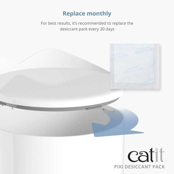 Catit PIXI Sachets Desséchants pour le Distributeur Intelligent pour Chat Catit PIXI, Lot de 3