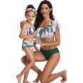 thumbnail image 2 of Girls Swimsuit High Waisted Two Pieces Bikini Set Swimwear Bathing Suits, 2 of 7