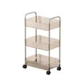 thumbnail image 2 of 3-Tier Rolling Storage Cart, Plastic Multi-Room Organizer, Easy Mobility, Versatile Design, for Kitchen Office Living Room, Space-Saving Storage, Compact Bench Top Organizer Hzhnb | Plastic, B, 2 of 3