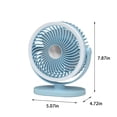 thumbnail image 3 of LSLJS Outdoor Desktop Night Light USB Rechargeable Fan, Home Dormitory Bedroom Desktop Lighting Small Table Fan, Mini Fan, 3 of 7
