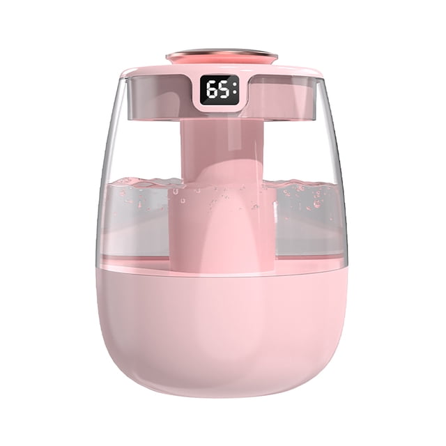 Binwennn Scent Humidifiers for Bedroom with Humidity Mini for Quiet Cool Mist Humidifiers With LED Light USB Double Spray Heavy Fogss Silent Digital Humidifier Multipurpose Humidifier