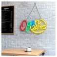 thumbnail image 3 of "24 Hours Open" Neon Light Business Restaurant Store Shop Bar Wall Door Window Hanging Sign Dimmable 45x28cm, 3 of 6