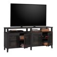 thumbnail image 3 of Sauder Tiffin Line Engineered Wood Entertainment Credenza in Raven Oak Finish, 3 of 15