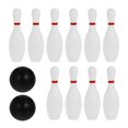 thumbnail image 2 of CUITING Ensemble de Jeu de Quilles Kids pour Enfants de 2 à 5 Ans - 10 Quilles et 2 Boules, 2 of 5
