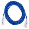 thumbnail image 4 of Micro Connectors E08-025BL-SLIM5 Câbles Patch Ultra Minces 25 Pieds 28AWG Cat6 UTP RJ45, Bleu - Lot de 5, 4 of 4