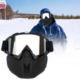thumbnail image 2 of Lunettes Rétro de Moto, Lunettes de Course hors Route pour Ski, Vent et Conduite, 2 of 8