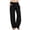 Black, variant on Women's Linen Pants Elastic High Waist Drawstring Wide Leg Palazzo Yoga Trousers Dress Pants for Women Business Casual High Waist Womens Business Casual Pants Size 2 Formal Short Pants for Women