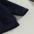 thumbnail image 4 of Baby Boys 2PCS Pants Sets Long Sleeve Round Neck Sweatshirt Tops Solid Color Pants Sets, 4 of 6