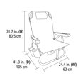 thumbnail image 4 of Mainstays Backpack Beach Chair, 2 Pack , 4 of 8
