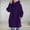 Purple, variant on fartey Womens Long Hoodies Zip Up Solid Sweatshirt Jacket Long Sleeve Cozy Shirt Comfy Outwear Plus Size Hooded Coat