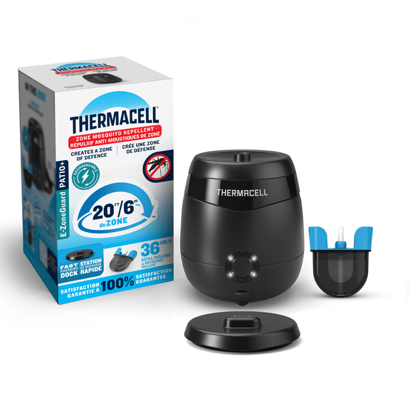 Thermacell E-ZoneGuard Patio+ Rechargeable Mosquito Repeller with 36-Hr Refill and 6.5-Hr Battery