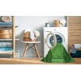 thumbnail image 2 of Ahgly Company Tapis d'Intérieur Lavable à la Machine, Carré, Transitionnel, Vert, Tapis de Zone, 6 Pieds Carré, 2 of 7