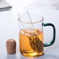 thumbnail image 3 of Product Category Strainers Product Title Glass Tea Infusers For Loose Tea Reusable Diffuser with Cork Steeper for Long Leaf Tea Suitable for Cup Tea Accessories for Tea Lovers, 3 of 7