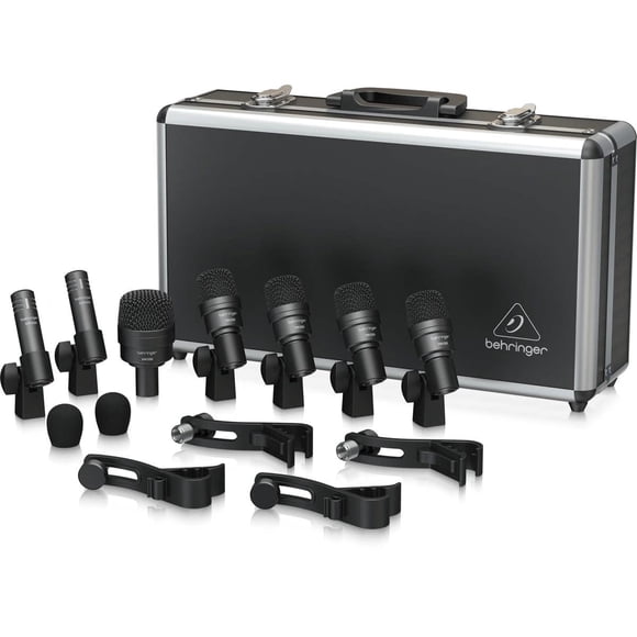 Behringer Bc1200 Ensemble Professionnel de Microphone Tambour 7 Pcs
