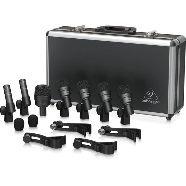 Behringer BC1200 Ensemble Professionnel de 7 Pcs de Microphones de Batterie
