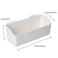 thumbnail image 3 of Kitchen Small Basket Bathroom Shelf Hangable Bathroom Wall Mounted Plastic Hanging Ginger Garlic Storage Basket, 3 of 6