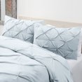 thumbnail image 2 of Nestl Pinch Pleated Comforter, Twin/Twin XL Comforter Set, Ice Blue, 2 of 6