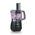 thumbnail image 1 of Hamilton Beach Stack & Snap 4-Cup Food Processor & Blender, Stainless Steel Blade, Pulse, 250W, Black, 70510, 1 of 8