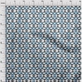 thumbnail image 4 of oneOone Rayon Medium Blue Fabric Geometric Craft Projects Decor Fabric Printed By The Yard 56 Inch Wide, 4 of 4