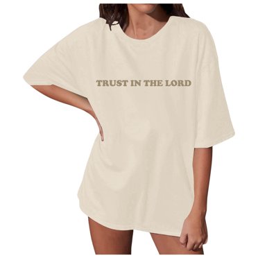 TSADFHJI Chandails en Molleton pour Femmes Sans Capuches Marques de Créateur Mode Été Décontracté Col Rond Manches Courtes T-Shirt Imprimé Confortable 2 S Beige
