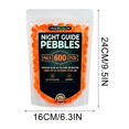thumbnail image 3 of TTJ Garden Decor 2026 Colorful -in-the-Dark Garden Stones Night Guide Luminous Pebbles In The Dark Stepping Rocks Outdoor Landscaping Decor Glowing Stones 600pc, 3 of 8
