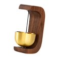 thumbnail image 4 of DOLITY Sonnette de Boutiquier Sonnette de Porte pour Magasin Entrée Commerciale Affaires Lors de l'Entrée Couleur Noyer, 4 of 9