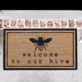 thumbnail image 3 of IH Casa Decor Natural Fibers Door Mat Welcome To Our Hive, 3 of 3