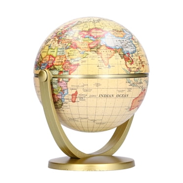 Globe, Outil d'Enseignement de Globe de Géographie Globe Rotatif Mini Carte du Monde Globe pour l'École pour la Maison pour le Bureau