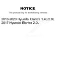 thumbnail image 2 of Transit Auto Front Coated Drilled Slotted Disc Brake Rotors and Ceramic Pads Kit for Car Hyundai Elantra KDT-100147, 2 of 11