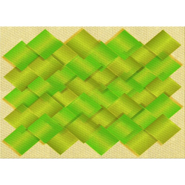 Ahgly Company Machine Washable Indoor Rectangle Transitional Pistachio Green Area Rugs, 3' x 5'
