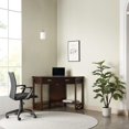 thumbnail image 2 of Leick Apostrophe Linen Office Chair in Black, 2 of 6